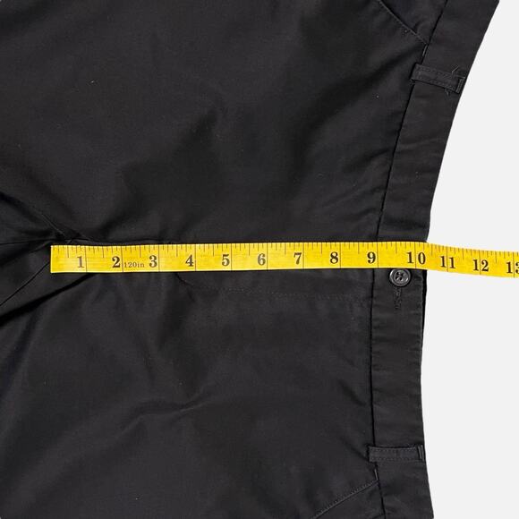 Dockers Pants Womens 14 Capri Black Mid Rise Cuffs Side Pockets Casual - Picture 8 of 8